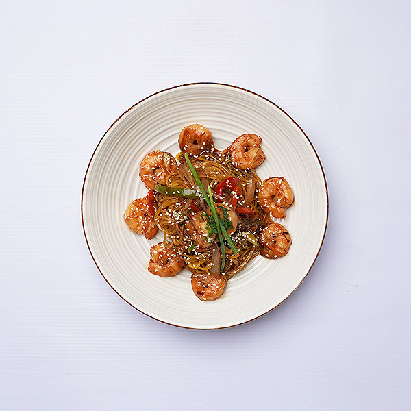 Shrimp noodles