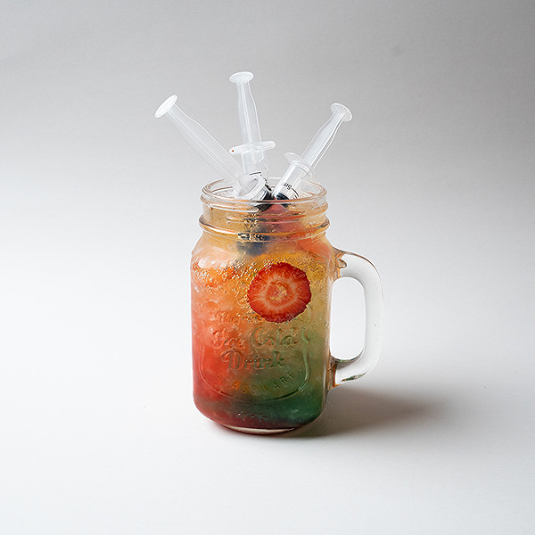 Bubble Goth Red Bull